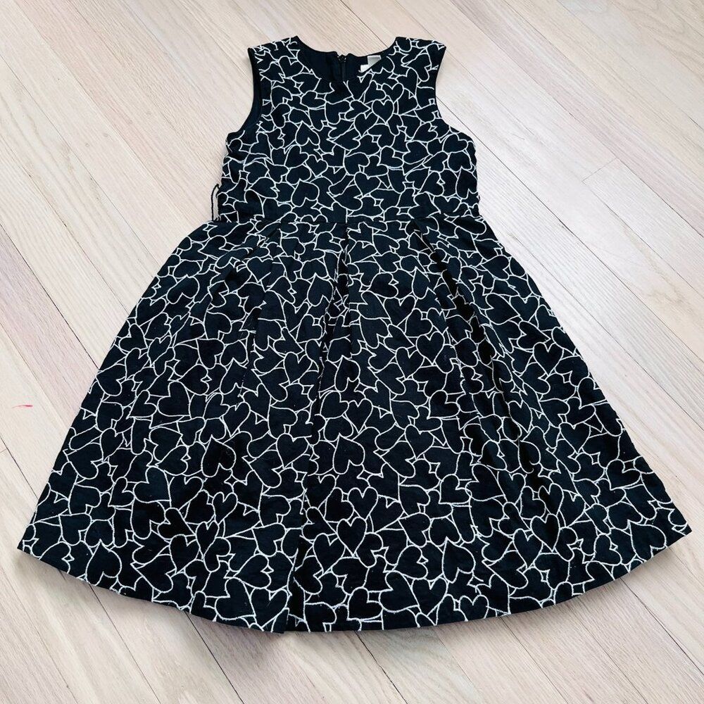 The Children's Place Heart Print Dress Size 6X/7